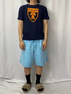 画像2: 70〜80's Champion バータグ USA製 "AFT☆COPE" フロッキープリントTシャツ M (2)