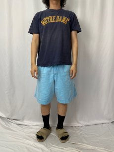 画像2: 80's Champion トリコタグ USA製 "NOTRE DAME" プリントTシャツ L (2)