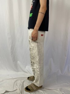 画像3: Dickies ペンキペイント ペインターパンツ W34 (3)