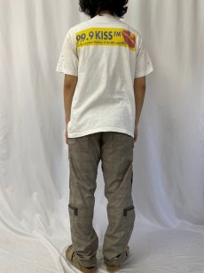 画像5: 90's WKSF USA製 "99.9 KISS" ラジオ局プリントポケットTシャツ L (5)