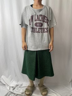 画像2: Champion "U W LACROSSE ATHLETICS" プリントTシャツ XL (2)