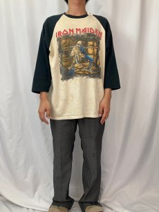 画像2: 2005 IRON MAIDEN "Eddie Rips Up North America Summer 05" ヘヴィメタルバンドツアーラグランTシャツ (2)