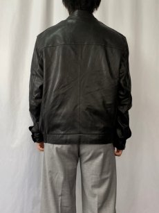 画像3: 90's〜 MARC NEW YORK ライナー付き ステッチデザイン レザージャケット M (3)