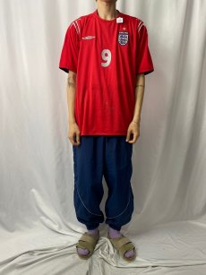 画像2: UMBRO ENGLAND代表 "ROONEY" サッカーユニフォーム XL (2)