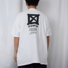 画像4: 90's DAY WITHOUT ART DECENBER 1 1993 エイズプロジェクトプリントTシャツ XL (4)