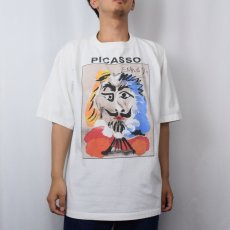 画像2: 90's Pablo Picasso USA製 "Musketeer" アートプリントTシャツ XL (2)