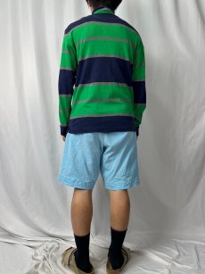 画像4: 90's GAP ボーダー柄 タートルネックロンT L (4)