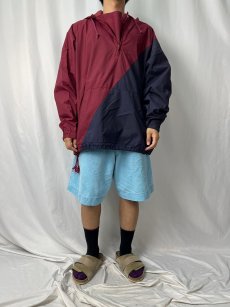 画像2: 90's GAP 2トーン ナイロンアノラックパーカー XL (2)