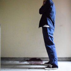 画像5: 70's US.NAVY TROUSERS DARK BLUE ユーティリティーベイカーパンツ "KASTER,R.A." 刺繍入り (5)