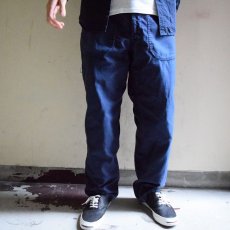 画像4: 70's US.NAVY TROUSERS DARK BLUE ユーティリティーベイカーパンツ "KASTER,R.A." 刺繍入り (4)