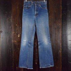 画像1: 70's Levi's 517 single フレアデニムパンツ W29 (1)