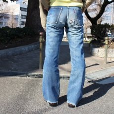 画像5: 70's Levi's 517 single フレアデニムパンツ W29 (5)