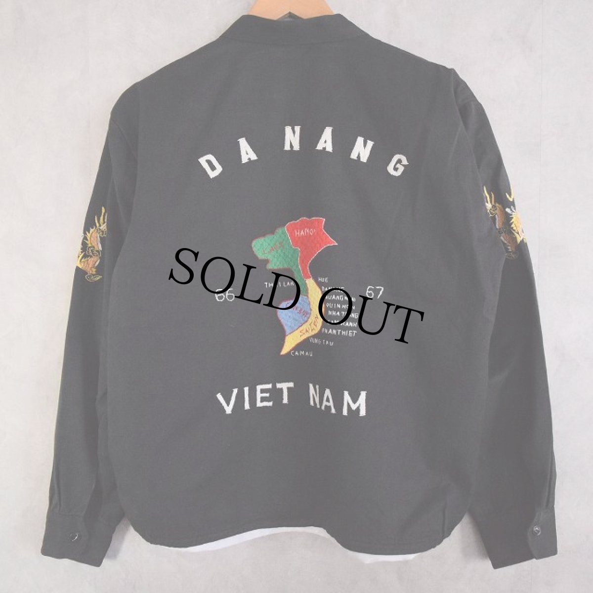 画像1: 60's Vietnam Souvenir Jacket (1)