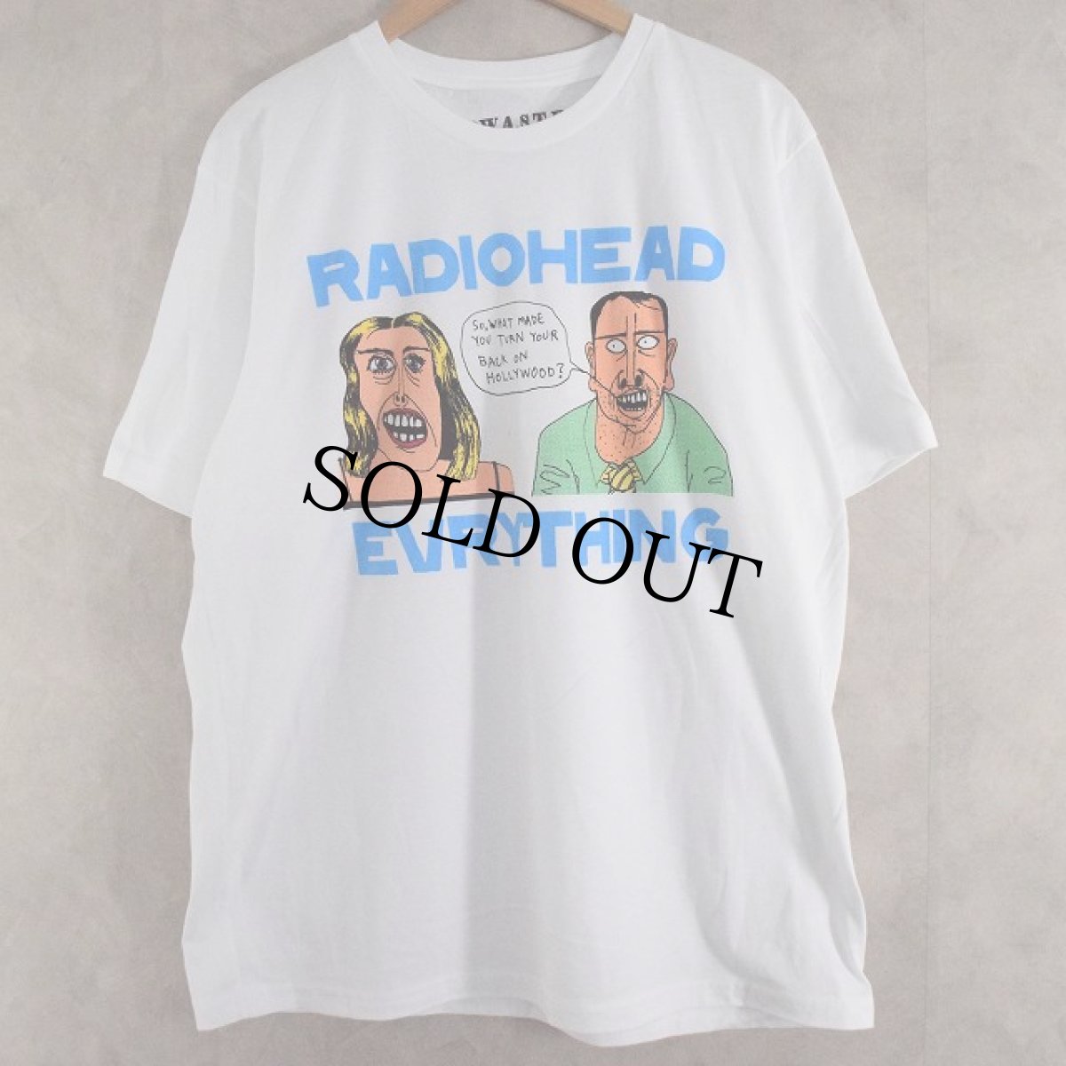 画像1: RADIOHEAD EVRYTHING Music T-shirt XXL (1)