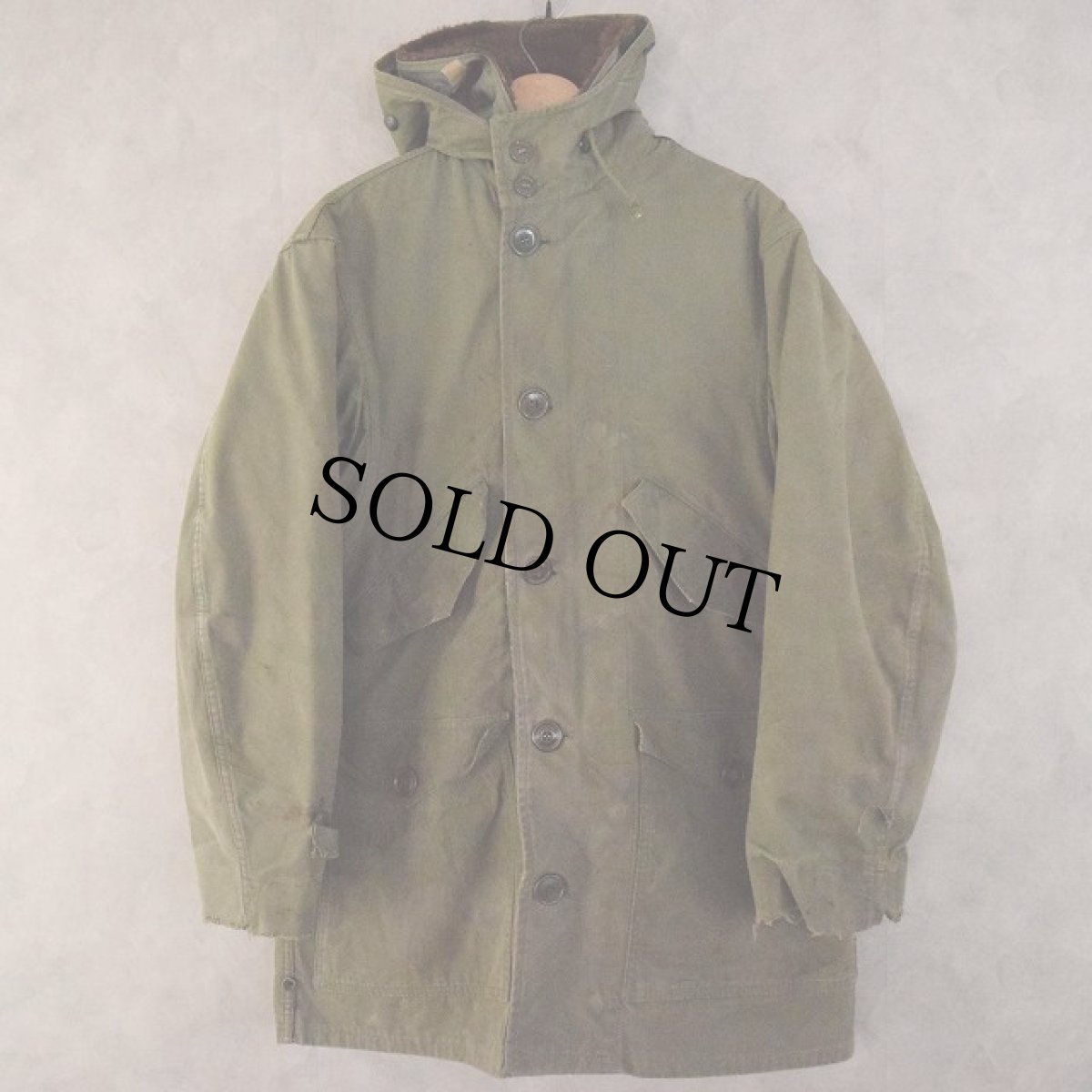 画像1: 40〜50's U.S.ARMY M-47 Field Parka (1)