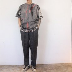 画像6: 90's R.E.M USA製 ブリーチ風大判プリントTシャツ L (6)