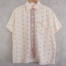 画像1: 60's Smiths California Cotton/Rayon Shirt L (1)