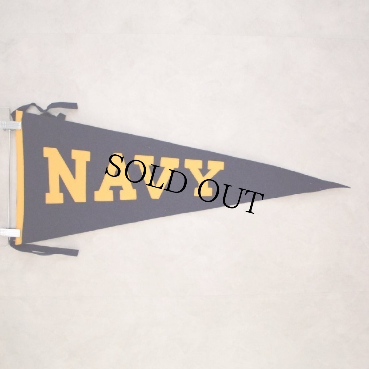 画像1: Navy Felt Pennant (1)