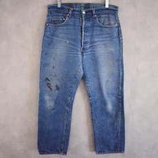 画像1: 80's Levi's 501 USA製 デニムパンツ W32 (1)