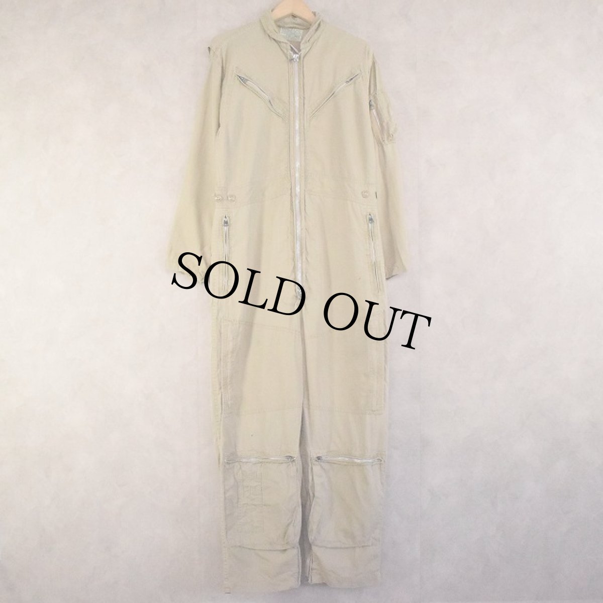 画像1: 50's BUAER-U.S.NAVY Summer Flying Coverall 40R (1)