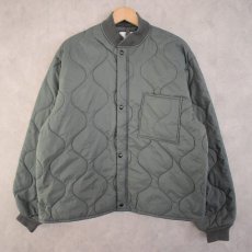 画像1: 90's U.S.AF CWU-9/P QUILTED NYLON JAKET LARGE (1)