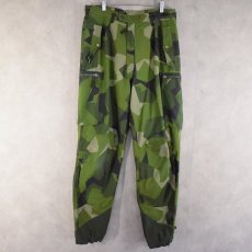 画像1: 90's Swedish Military M-90 Splinter Camo Pants W35 (1)