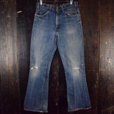 画像1: 70's〜80's Levi's 646 ベルボトムデニムパンツ W31 (1)