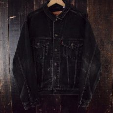 画像1: Levi's 70507 ブラックデニムジャケット M (1)