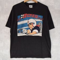 画像1: 90's USA製 SPEED RACER アニメキャラ プリントTシャツ XL (1)