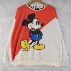 画像2: Disney "MICKEY MOUSE" 総柄リバーシブルトップス (2)