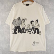 画像1: 90's Betty Boop＆POPEYE USA製 "Calvin Klein"パロディTシャツ L (1)