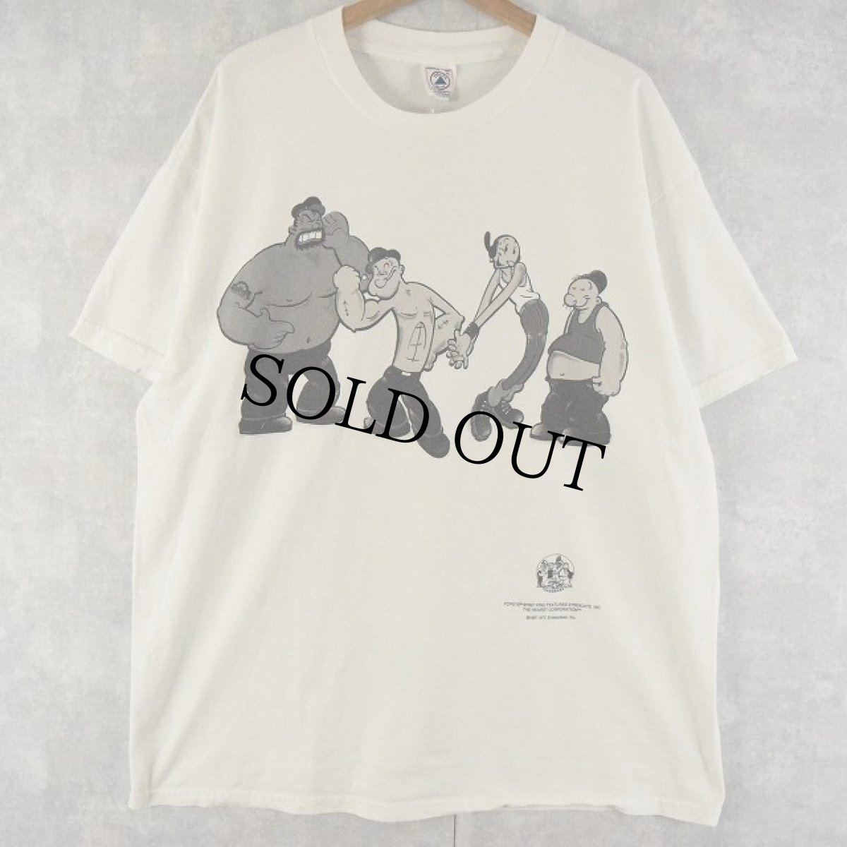 画像1: 90's POPEYE "Calvin Klein"パロディTシャツ XL (1)