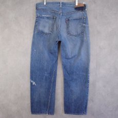 画像2: 60〜70's LEVI'S 501 BIGE デニムパンツ W32 (2)