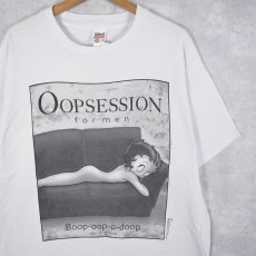 画像1: 90's Betty Boop USA製 "OOPSESSION for men"キャラクターパロディTシャツ XL (1)