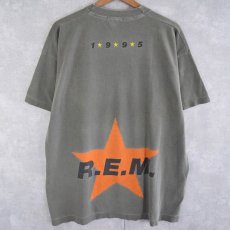 画像1: 1995 R.E.M. オルタナティブロックバンドTシャツ  (1)