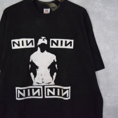 画像1: 90's NINE INCH NAILS USA製 ロックバンドTシャツ XL (1)