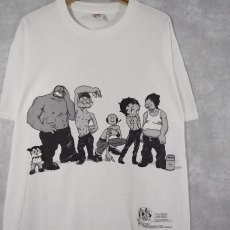 画像1: 90's Betty Boop＆POPEYE USA製 "Calvin Klein"パロディTシャツ XL (1)