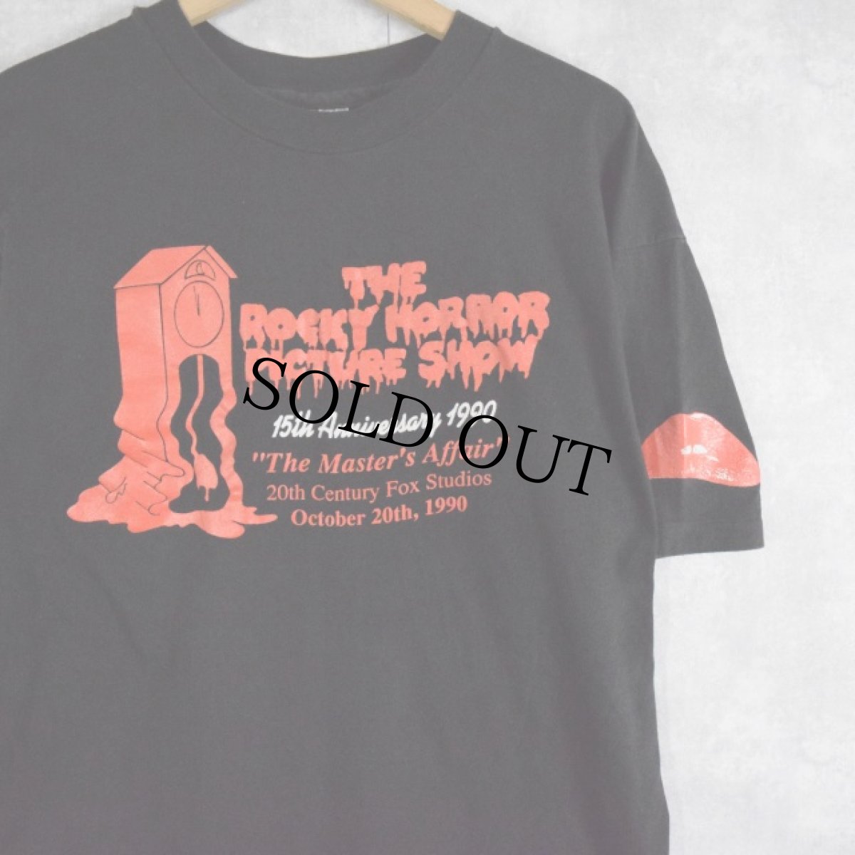 画像1: 90's THE ROCKY HORROR PICTURE SHOW USA製 ホラー映画プリントTシャツ XL (1)