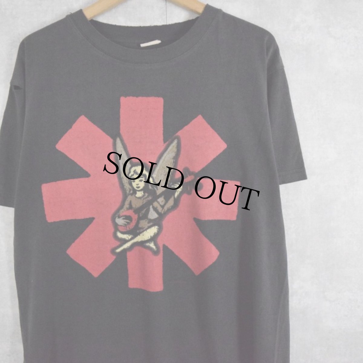 画像1: 90's Red Hot Chili Peppers "WORLD TOUR 1996" サークルロゴプリントTシャツ L (1)