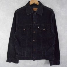 画像1: 80's〜90's Levi's 70505-1517 CANADA製 コーデュロイジャケット 濃紺 36 (1)