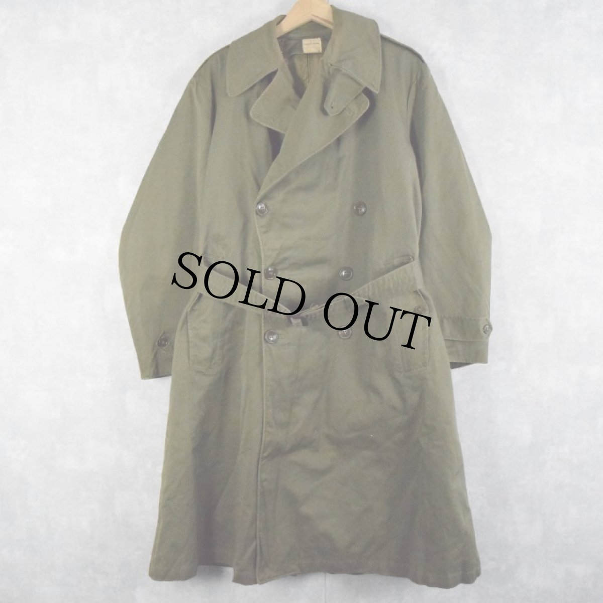 画像1: 40's U.S.ARMY OVERCOAT ライナー付き REGULAR-MEDIUM (1)