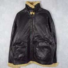 画像1: 90's WILSONS LEATHER B-3タイプ  ボア レザージャケット XL (1)