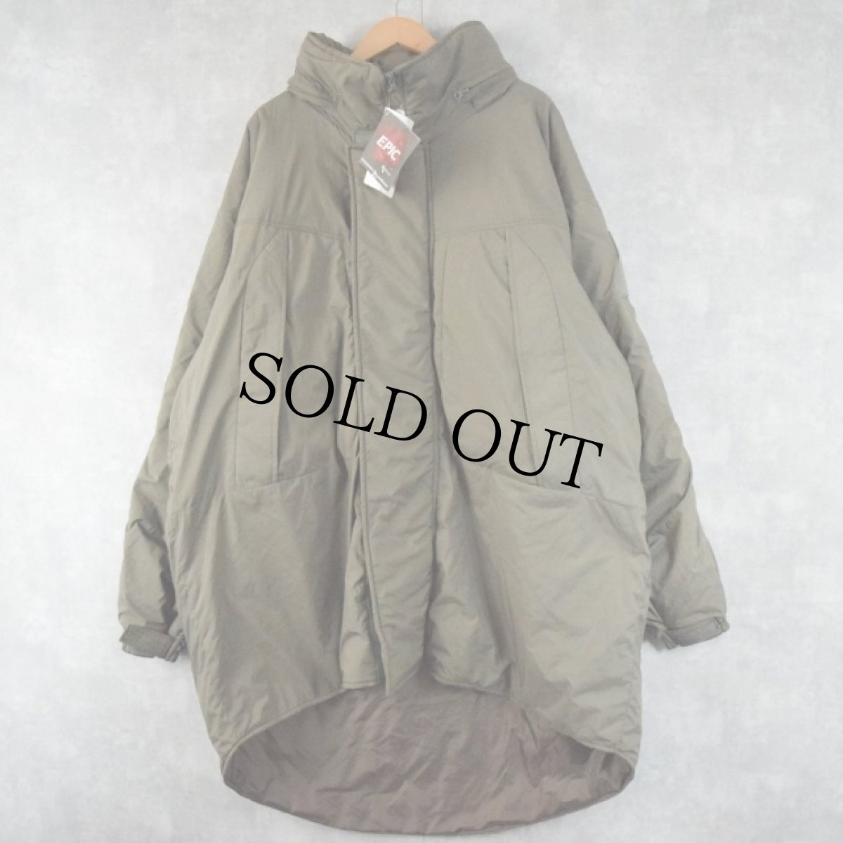 画像1: HALYS PCU LEVEL7 ALPHA GREEN TYPE2 JACKET タグ付き未使用 LARGE (1)