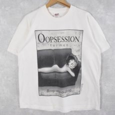 画像1: 90's Betty Boop USA製 "OOPSESSION for men" パロディTシャツ L (1)