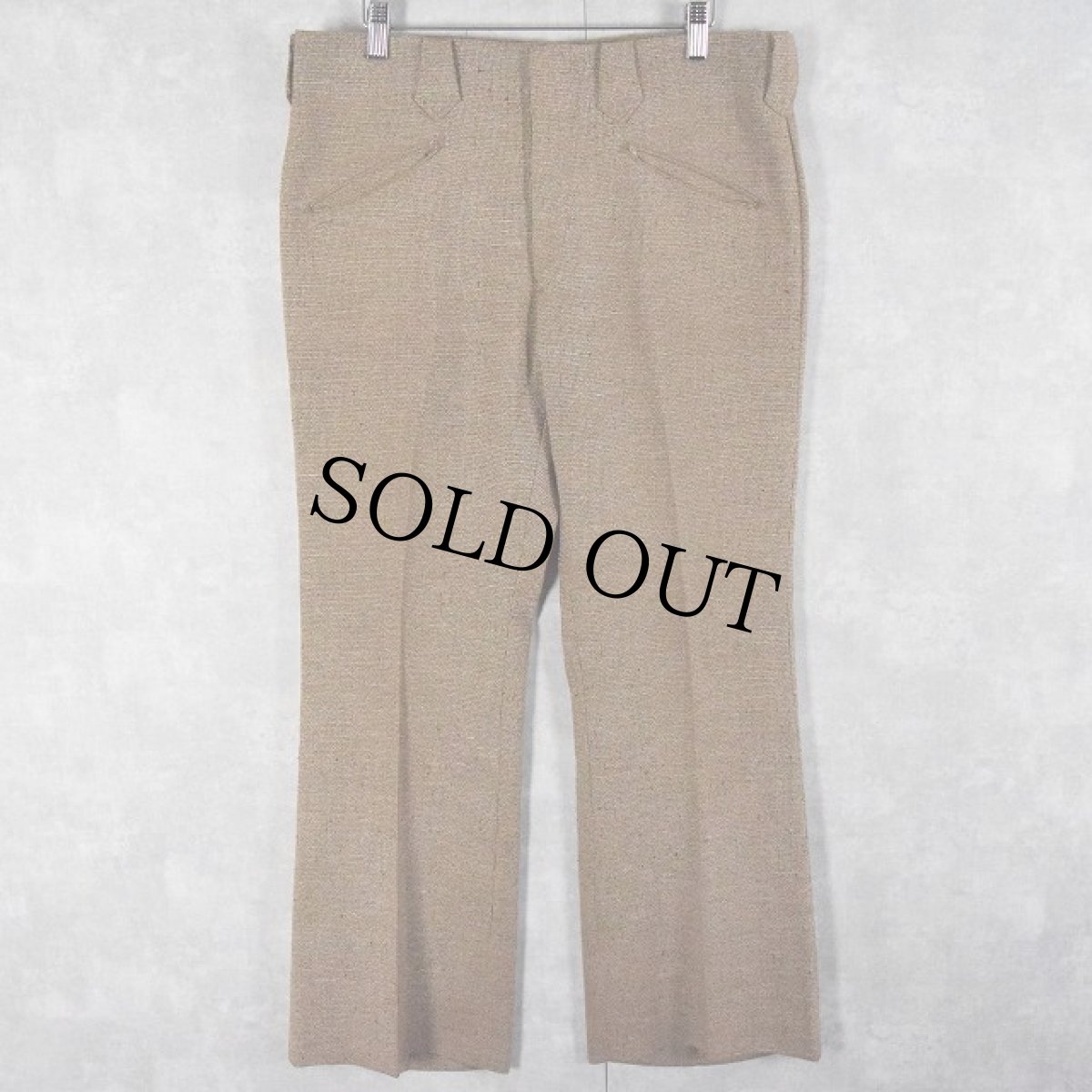 画像1: 70's Levi's STA-PREST SLACKS ウエスタンスラックス W33 (1)