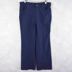 画像1: 70's LEVI'S BIGE 10517-4618 STA-PREST PANTS W33 (1)