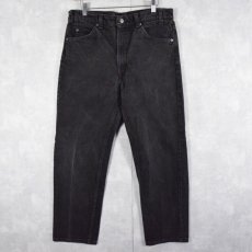 画像1: 90's〜 Levi's 505 USA製 ブラックデニムパンツ W34 (1)