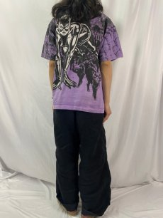 画像4: 90's BATMAN "CATWOMAN" キャラクター 大判プリントTシャツ XL (4)