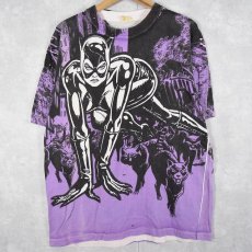 画像1: 90's BATMAN "CATWOMAN" キャラクター 大判プリントTシャツ XL (1)