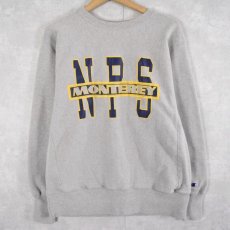 画像1: 90's Champion REVERSE WEAVE USA製 "NPS MONTEREY" L (1)